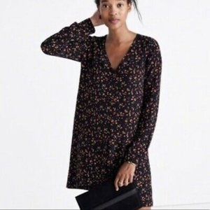 Madewell x Sézane Silk Floral Dress